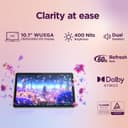 Lenovo Tab (Smartchoice)| 10.1 Inch Display| Wi-Fi Only| 4GB RAM + 128GB ROM (Expandable up to 1 TB)| Metal Body| Dual Speakers with Dolby Atmos| Android 14| Color: Polar Blue 2