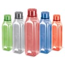 MILTON Prime Pack of 5 Water Bottles, 1 Litre Each I BPA Free I Food Grade Fridge Bottle Set I Leak Proof Bottles for Travel, Work, Assorted 1