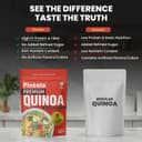 Pintola Premium Quinoa 1kg, Cereal for Breakfast, High in Protein & Dietry Fibre, Minerals, Cholesterol-Free, Gluten-Free Quinoa Seeds Diet Food for Weight Management (1kg) 4
