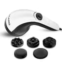AGARO Atom Plus Electric Handheld Full Body Massager, 4 Massage Heads, Mesh Cover, Variable Speed Settings for Muscle Relief and Relaxation, Back, Leg & Foot 1