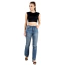 POPWINGS Solid Casual Sleeveless Regular-Fit Crop Tops for Women with Front Chain| Crop Tops for Women Stylish Western Summer Wear 5