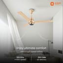 Orient Electric I Tome Pro 1400 mm BLDC Ceiling Fan with Remote | BEE 5-star rated Energy Saving Fan | 3-year warranty by Orient | (Topaz Gold) 4