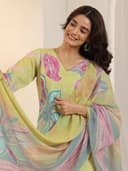 Libas Multi Solid cotton blend Straight Kurta set for Women | daily wear suit 5