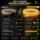 MoonlitDreams 3 Meter LED Rope Light for Decoration – Waterproof Warm White SMD Cove Light for Ceiling, Home Décor, LED Pipe Light for Diwali, Festival, Indoor, Outdoor Use 5