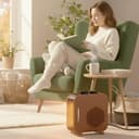 The Better Home Fumato 2000 W Room Heater (Fan-Blower) | Portable Heater for Bedroom & Home | Dual Placement Vertical/Horizontal | Thermal Cut-Out + Fuse Safety | Brown | 1-Year Warranty 2