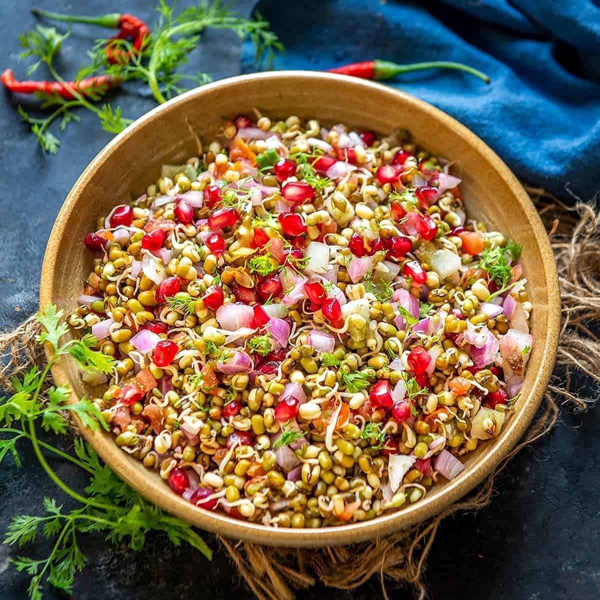 HomeWiz Sprout Maker 3 Compartment | 700 ml Per Layer | Food Grade BPA-Free Plastic Sprouting Box | Easy to Use, Hygienic Drainage, for Moong, Chana & All Pulses, Reusable | 2100 ml