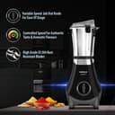 Havells Grace BLDC+ Mixer Grinder 800W|3 Jars|50% less perceptible Noise|45% Higher Grinding Power|Wider Mouth Jars with Clip Locking|Leak Resistant Jars|Lifetime Manufacturer Warranty on Motor(Black) 5