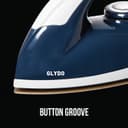 Havells Glydo 1000 watt Dry Iron With American Heritage Non Stick Sole Plate, Aerodynamic Design, Easy Grip Temperature Knob & 2 years Warranty. (Charcoal Blue) 2