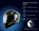 Vega Bolt Bunny Black Blue Helmet-L 4