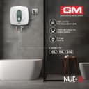 GM Nue+ 10L Water Heater, High-Efficiency Water Geyser - Quick Hot Water, Energy-Saving, Rustproof Body, and Safety Features - Alpine Green 2