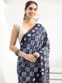 Libas Printed Cotton Saree for Women With Unstitched Blouse Piece | Daily & Casual Wear 5