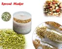 HomeWiz Sprout Maker 3 Compartment | 700 ml Per Layer | Food Grade BPA-Free Plastic Sprouting Box | Easy to Use, Hygienic Drainage, for Moong, Chana & All Pulses, Reusable | 2100 ml 2