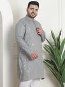SOJANYA(Since 1958 Cotton Regular Fit Plus Size Ethnic Long Kurta for Navratri & Indian Festivals 3