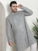 SOJANYA(Since 1958 Cotton Regular Fit Plus Size Ethnic Long Kurta for Navratri & Indian Festivals 2