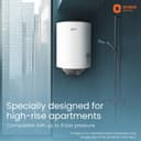 Orient Electric Enamour Classic Pro Geyser|25L Storage Water Heater| Faster Heating with Whirlflow Technology| HPE Coated Tank | BEE 5-star rated | High Rise Compatible |5 years tank warranty 5
