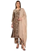 Shae by SASSAFRAS Women Floral Yoke Kurta Set With Dupatta 1
