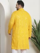 SOJANYA(Since 1958 Cotton Regular Fit Plus Size Ethnic Long Kurta for Navratri & Indian Festivals 4