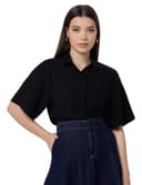FOREVER 21 Women Solid Regular Fit Crop Top 1