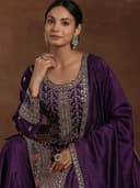 Libas Solid Silk blend Straight Kurta Set for Women | daily wear suit 4