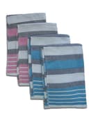 Athom Living Light Weight Cotton Premium Bath Towel 75x150 cm Set of 4 3