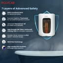 POLYCAB Emerald Plus 5-Star 15 Litre Water Heater (Geyser) | Free Connecting Pipe | 5-Year Tank Warranty| Faster Heating, For High Rise BuildingShock Resistant (White) 4