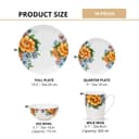 Clay Craft Fine Ceramic Eco4 Dinner Set (Set of 16), for Family of 4, Dinner Set Ceramic, Crockery Set, Dining Set for Dinner, Crockery Set for Gift, Kitchen Set for Home, Daily Use Crockery Set 2