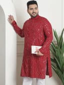 SOJANYA(Since 1958 Cotton Regular Fit Plus Size Ethnic Long Kurta for Navratri & Indian Festivals 2