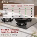 Lifelong Cast Iron Fry Pan 6 Inch with Wooden Spatula | Induction Friendly | Non-Stick Pre-Seasoned 100% Toxin & Teflon Free & Durable | Skillet for Cooking, Searing, Sautéing, & Frying (LLCIFP006) 5