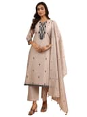 Libas Embroidered Silk Blend Straight Kurta Set for Women | ethnic wear | bridal suit | wedding dress | occasion wear 1