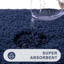 MAXOSHINE Microfiber Bathroom Mat Anti Skid-Highly Absorbent Super Soft Door Mats for Home Kitchen Living Room-2000 GSM Floor Mat 3