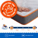 Sleepyhead Flip Designed by Duroflex - Premium Dual Sided High Density Foam Double Bed Mattress with Firm & Medium Soft Sides |7 Years Warranty |4 Inch Double Size Bed Mattress (72x48x4) 4