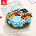 ATTRO Prime Jupiter Lunch Box with Ben Water Bottle, School Tiffin Combo, Blue 4