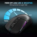 Wired RGB Gaming Mouse, 7200 DPI, Optical, Ergonomic Design, Black 5