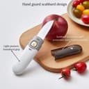 SKYTONE Pocket Knife, Kitchen Knife Peeler Portable Knife for Fruit 2 in 1 Knife and Peeler for Kitchen Travel Knife with case Stainless Steel Bled (Small) 4