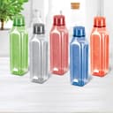 MILTON Prime Pack of 5 Water Bottles, 1 Litre Each I BPA Free I Food Grade Fridge Bottle Set I Leak Proof Bottles for Travel, Work, Assorted 3