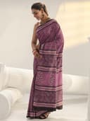 Libas Printed Cotton Saree for Women With Unstitched Blouse Piece | Daily & Casual Wear 2
