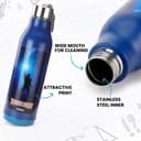 Nayasa Whip 900 ml Insulated Inner Steel Water Bottle | Wide Mouth Leakproof Bottle | BPA-Free Durable Water Bottle | Blue 5
