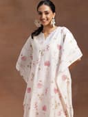 Libas Printed Silk Blend Co-Ord Set 5