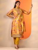 Libas Printed Chinon Straight Kurta Set for Women | daily wear suit 2