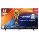 Toshiba 164 cm (65 Inches) 4K Ultra HD Smart QLED TV | Dolby Atmos, HDR10+ | 24W Powerful Speakers | AI Sports Mode and 4K Upscaling | REGZA Engine ZR | Voice Control | VIDAA OS | 65M450RP (Black) 1