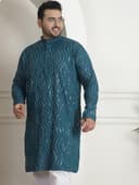 SOJANYA(Since 1958 Cotton Regular Fit Plus Size Ethnic Long Kurta for Navratri & Indian Festivals 2