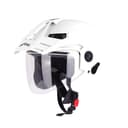 Steelbird SBH-23 Brutal ISI Certified Open Face Helmet Men and Women with Skull Cap 1