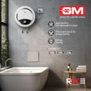 GM R1X 10L Water Heater, 5 Star | High-Efficiency Water Geyser With Quick Hot Water, Energy-Saving, and Safety Features - White 5