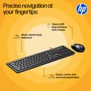 HP KM190 Wired Mouse and Keyboard Combo (AB3D3AA) 3