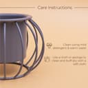 KYARI Victoria Metal Pots For Indoor Plants With Drainage Hole (Best Flower Pots & Planters For Home Decor, Living Room, Kitchen, Bedroom, Table Top, Office, Gifting, Grey) 4