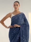Libas Printed Cotton Saree for Women With Unstitched Blouse Piece | Daily & Casual Wear 5