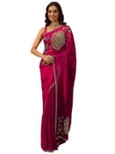 Libas Embellished Tissue Saree for Women With Unstitched Blouce Piece | Traditional Saree for Party & Wedding 1