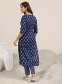 Libas Printed Cotton Straight Kurta with Trouser 3