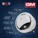 GM R1X 10L Water Heater, 5 Star | High-Efficiency Water Geyser With Quick Hot Water, Energy-Saving, and Safety Features - White 2