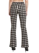 POPWINGS Black & White Printed Mid Rise Women Trouser 3